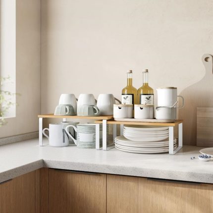 راف فلزی کف چوبی